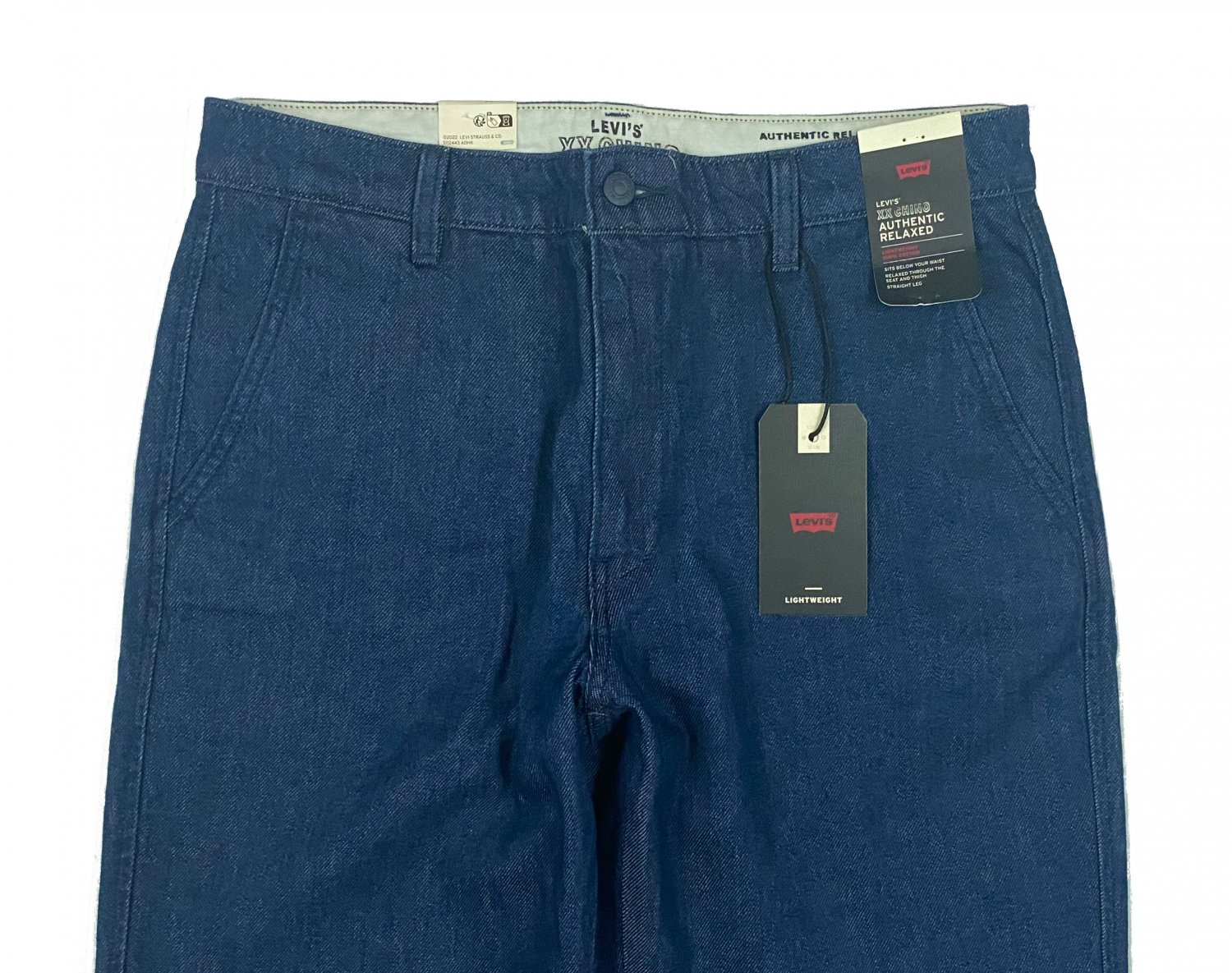 $89.50 LEVI'S XX CHINO BIG E AUTHENTIC RELAXED STRAIGHT LIGHTWEIGHT TWILL PANTS in size W33 L32