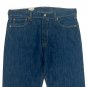 Brand New LEVI'S 501 CLASSIC BUTTON-FLY DARK STONEWASH WATER-LESS BLUE DENIM JEANS in size W36 L40