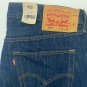 Brand New LEVI'S 501 CLASSIC BUTTON-FLY DARK STONEWASH WATER-LESS BLUE DENIM JEANS in size W36 L40