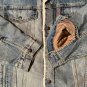 $108.00 LEVI'S SHERPA LINED TRUCKER JACKET SNAP BUTTON MEDIUM STONEWASH BLUE DENIM in size XXL