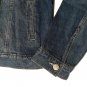 $159.00 TRUE RELIGION WORLD TOUR JESSE TRUCKER JACKET IN MEDIUM WINTRY WASH BLUE DENIM JACKET - XXL