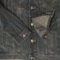 $159.00 TRUE RELIGION WORLD TOUR JESSE TRUCKER JACKET IN MEDIUM WINTRY WASH BLUE DENIM JACKET - XXL