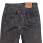 VINTAGE 1999 LEVI'S 501 CLASSIC BLACK GRAY DENIM JEANS - Made in USA in size W32 L36 (Actual W31)