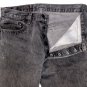 VINTAGE 1999 LEVI'S 501 CLASSIC BLACK GRAY DENIM JEANS - Made in USA in size W32 L36 (Actual W31)