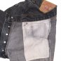 VINTAGE 1999 LEVI'S 501 CLASSIC BLACK GRAY DENIM JEANS - Made in USA in size W32 L36 (Actual W31)
