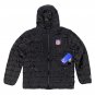 $140.00 NFL TEAM APPAREL ULTRA GAME INSULATED PUFFER FULL ZIP HOODIE JACKET BLACK - Medium
