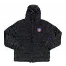 $140.00 NFL TEAM APPAREL ULTRA GAME INSULATED PUFFER FULL ZIP HOODIE JACKET BLACK - Medium