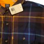 $128.00 LEVI'S GOLD TAB LINED JACKSON WORKER OVERSHIRT MULTI COLOR PLAID FLEECE LINED SHIRT - XXL