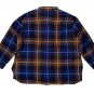 $128.00 LEVI'S GOLD TAB LINED JACKSON WORKER OVERSHIRT MULTI COLOR PLAID FLEECE LINED SHIRT - XXL