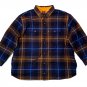 $128.00 LEVI'S GOLD TAB LINED JACKSON WORKER OVERSHIRT MULTI COLOR PLAID FLEECE LINED SHIRT - XXL