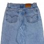 VINTAGE 1998 LEVI'S 550 RELAXED FIT STUDENT ORANGE TAB STONEWASH BLUE JEANS W29 L28 (Actual W28 L27)