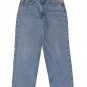 VINTAGE 1998 LEVI'S 550 RELAXED FIT STUDENT ORANGE TAB STONEWASH BLUE JEANS W29 L28 (Actual W28 L27)