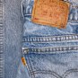 VINTAGE 1998 LEVI'S 550 RELAXED FIT STUDENT ORANGE TAB STONEWASH BLUE JEANS W29 L28 (Actual W28 L27)