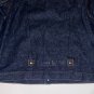 $128.00 LEVI'S PREMIUM BIG E SELVEDGE TYPE I TRUCKER HEMP DENIM PLEATED CINCH JACKET - XXL