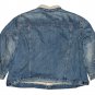 $108.00 LEVI'S SHERPA LINED TRUCKER JACKET SNAP BUTTON MEDIUM STONEWASH BLUE DENIM in size 5XL