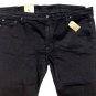 $79.50 LEVI'S PERFORMANCE FLEX 502 TAPER BLACK 'NATIVE CALI' WATER-LESS STRETCH DENIM JEANS W52 L32