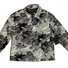 REBEL VENGEANCE APOCALYPSE HORSEMAN MONOCHROME TAPESTRY ALL OVER PRINT BUTTON UP JACKET - M (Medium)