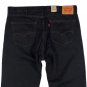 $69.50 LEVI'S 505 CLASSIC REGULAR FIT STRAIGHT LEG BLACK DENIM ZIPPER-FLY JEANS in size W40 W30