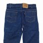 1992 LEVI'S VINTAGE 517 BOOT CUT ORANGE TAB DARK INDIGO BLUE DENIM JEANS MADE IN USA W34 L33