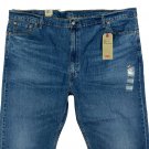 $69.50 LEVI'S 505 REGULAR FIT 'FREMONT DROP SHOT' CLASSIC MEDIUM WASH STRETCH DENIM JEANS - W52 W29