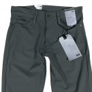 $69.50 LEVI'S 511 SLIM TECH MENS PANTS CHARRED GREY HIGH STRETCH PANTS in size W29 L30
