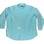 $138.00 RALPH LAUREN MEN'S LONG SLEEVE OXFORD SHIRT IN AEGEAN BLUE COLOR for BIG & TALL - 4XLT