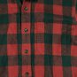LL BEAN MEN'S TRADITIONAL FIT FLANNEL COTTON ICONIC PLAID RED & BLACK SHIRT 228061 - M (Medium)
