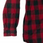 LL BEAN MEN'S TRADITIONAL FIT FLANNEL COTTON ICONIC PLAID RED & BLACK SHIRT 228061 - M (Medium)