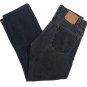 VINTAGE 2000 LEVI'S 505 REGULAR STRAIGHT GRAY FADED BLACK DENIM JEANS W34 L30 (Actual size 32 29)