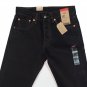 $79.50 LEVI'S 501 CLASSIC STRAIGHT LEG BUTTON-FLY BLACK DENIM JEANS in size W28 L30