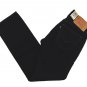 $79.50 LEVI'S 501 CLASSIC STRAIGHT LEG BUTTON-FLY BLACK DENIM JEANS in size W28 L30