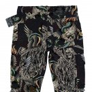 REBEL VENGEANCE MULTICOLOR APOCALYPSE HORSEMAN GRAPHIC CARGO FRINGE PUNK STREETWEAR PANTS W30