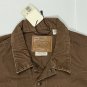 $108 LEVI'S BIG E PREMIUM WESTERN SHORTHORN TRUCKER JACKET BISON BROWN RELAXED CORDUROY COLLAR XL