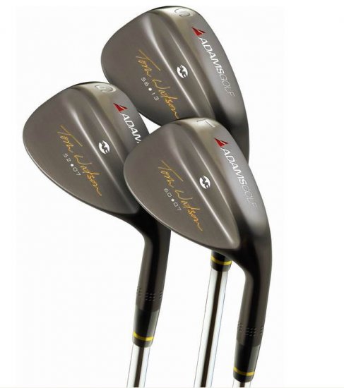NEW ADAMS GOLF WATSON PVD GAP SAND & LOB 3-WEDGE SET