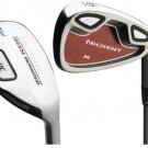NICKENT GOLF- 3DX RED HYBRID IRONS #4/#5,6-SW SENIOR GR