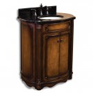 Walnut Elliptical Bathroom Vanity