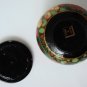Decorative small size hand-painted Kashmir Indian Lacquered Paper Mache Trinket Box design 2