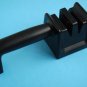 Two Stage Farberware Knife Sharpener with easy hold handle black