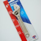 6 inch Adjustable Wrench by VPT new hardened and tempered drop forged steel