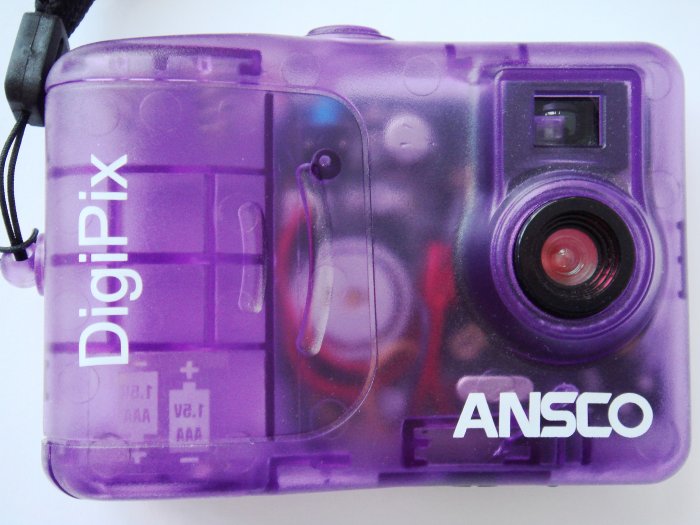 ANSCO DigiPix purple see through Digital Camera may not be in working order