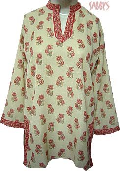 Sober Printed Tunic Kurta Top