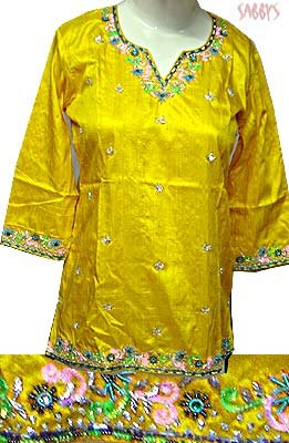 Exclusive Party Silk Tunic Top