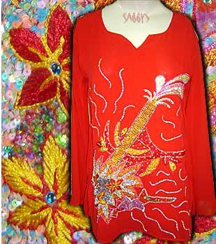Exclusive Party Tunic Top