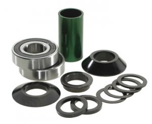 Odyssey 22MM Mid Bottom Bracket Set w/o Spindle Black