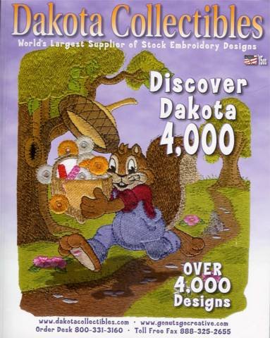 Dakota collectibles machine embroidery discover dakota 4000 catalog