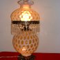 Fenton Opalescent Honeysuckle Coin Dot Lamp (round)