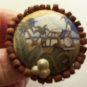 Woody Wagon/Surf Boards/Beach Scene