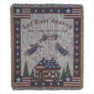 PATRIOTIC TAPESTRY THROW