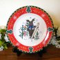 Montgomery Ward Salad Plate Country Pals Moose