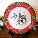 Montgomery Ward Salad Plate Country Pals Penguins